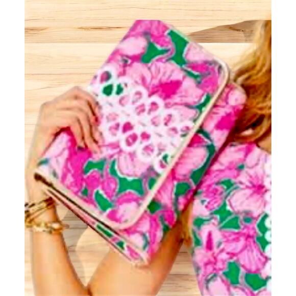 New With Tags Lilly Pulitzer Envelope Pouch Clutch Bag - Picture 3 of 5